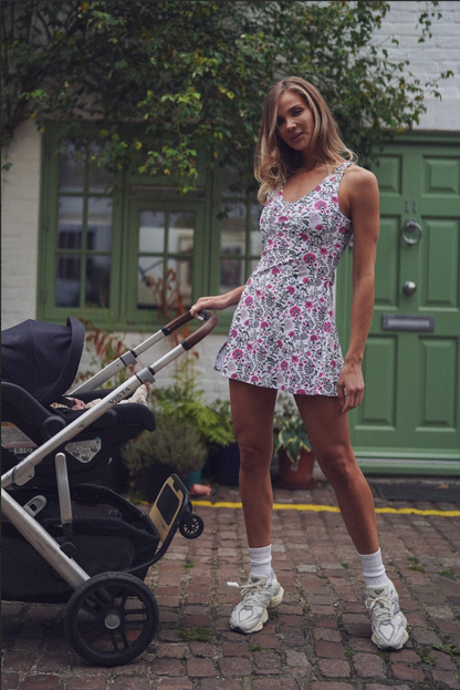 Campbell Dress - Perennial Play Pink