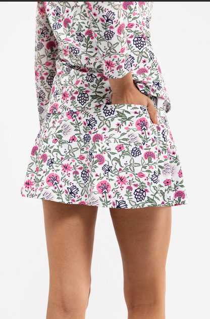 Molly Skort - Perennial Play Pink