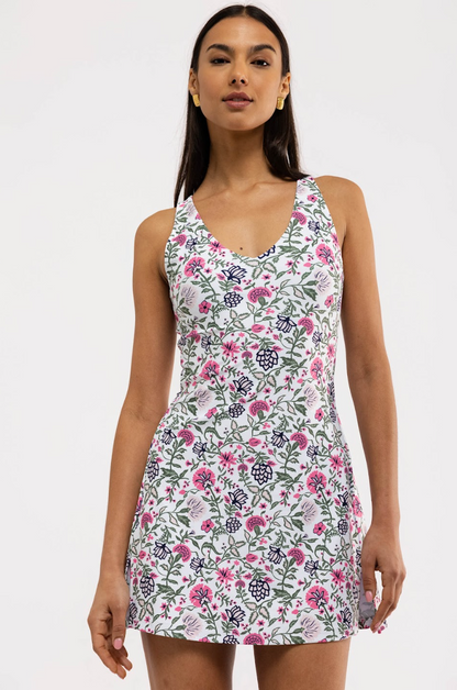 Campbell Dress - Perennial Play Pink