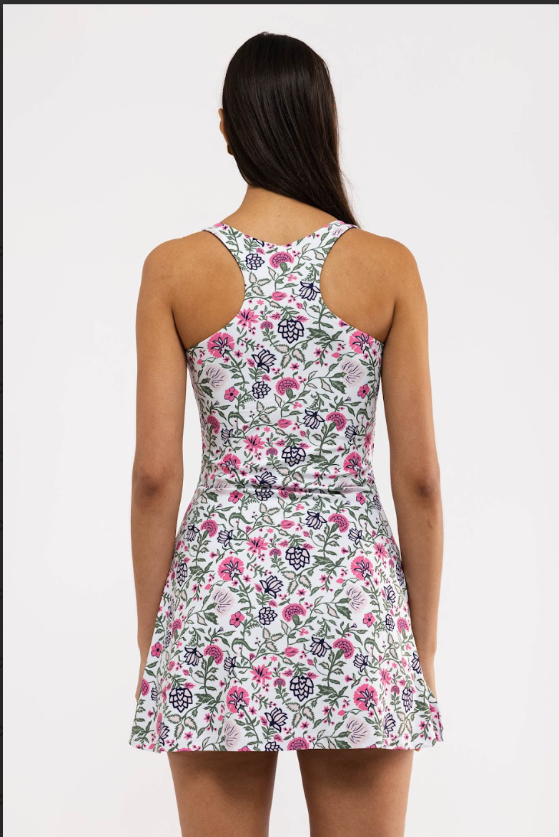 Campbell Dress - Perennial Play Pink