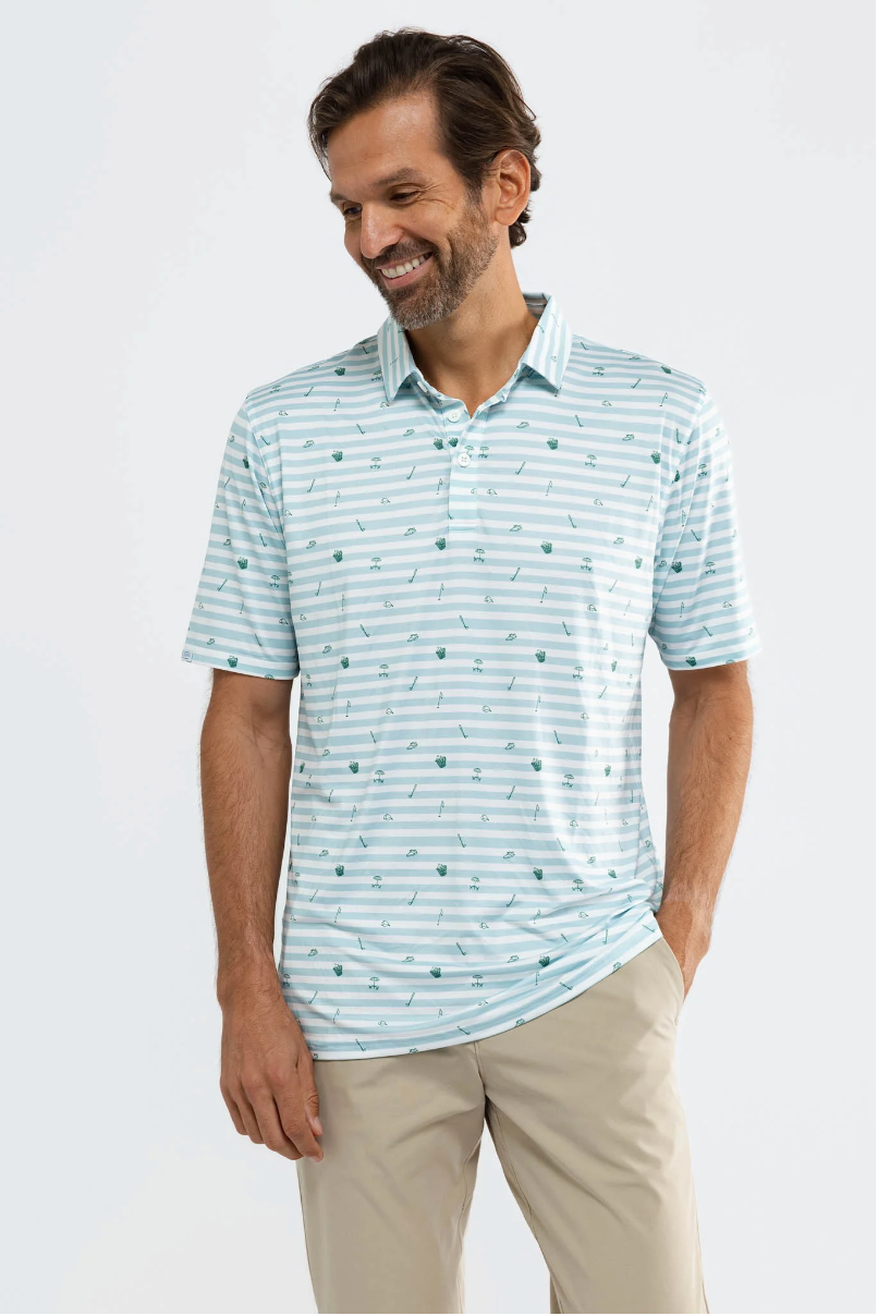 Harvey Polo - Golf Stuff Stripe