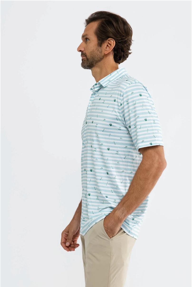 Harvey Polo - Golf Stuff Stripe