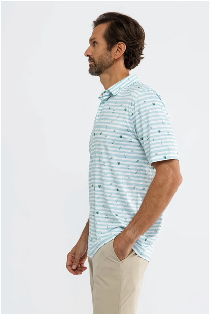 Harvey Polo - Golf Stuff Stripe