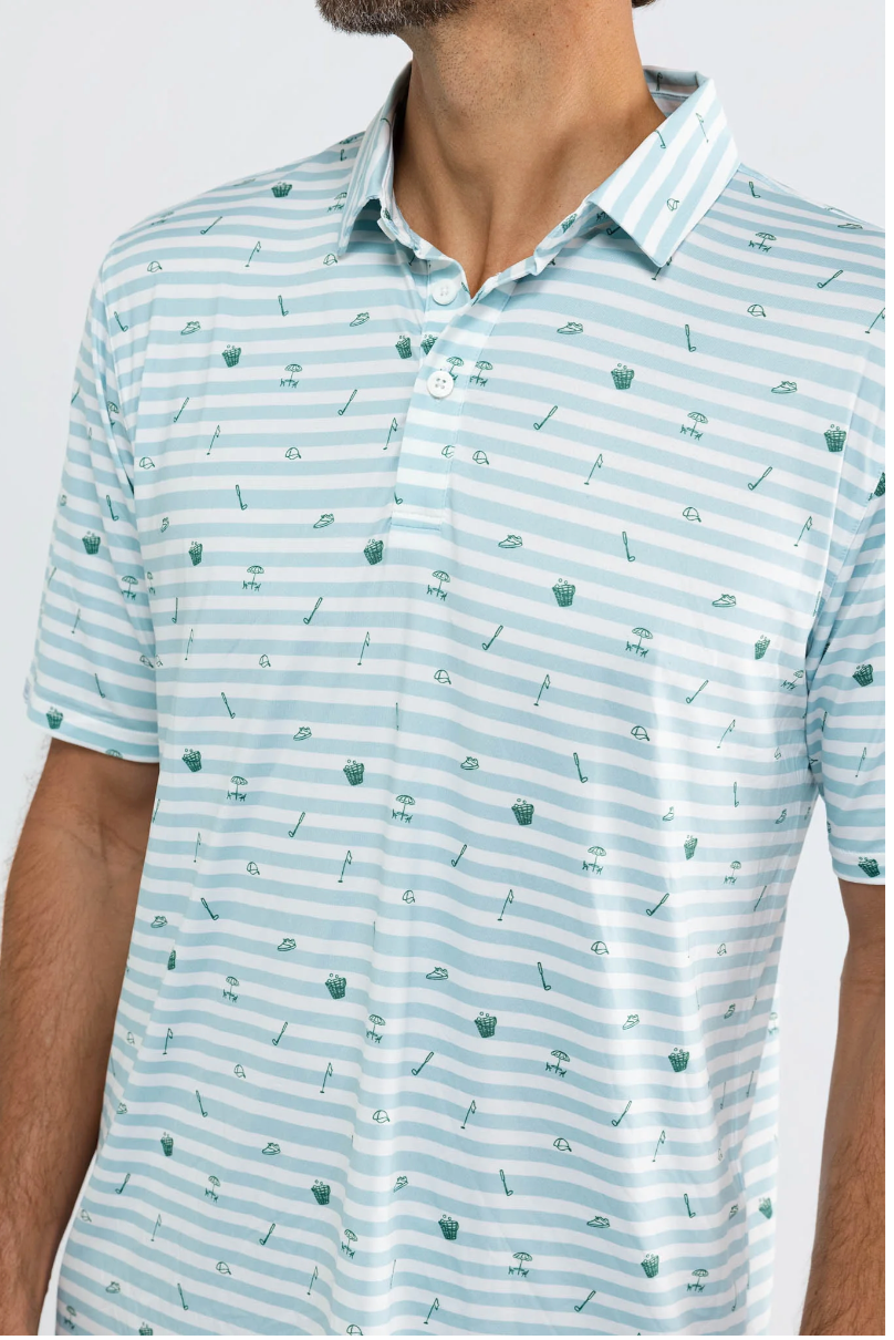 Harvey Polo - Golf Stuff Stripe