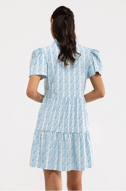 Navy Dress - Marigold Twist