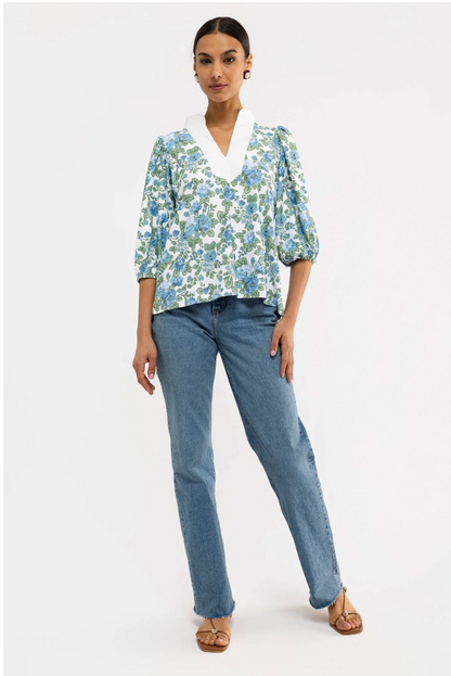 Eliza Top - Cotswolds Bloom