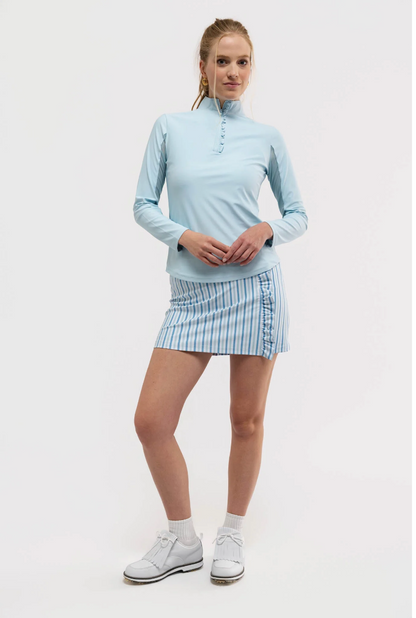 Ava Ruffle Quarter Zip - Seasalt