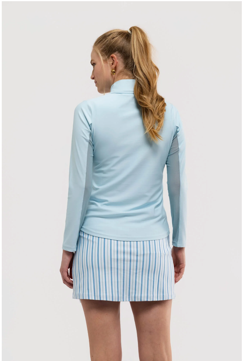 Ava Ruffle Quarter Zip - Seasalt