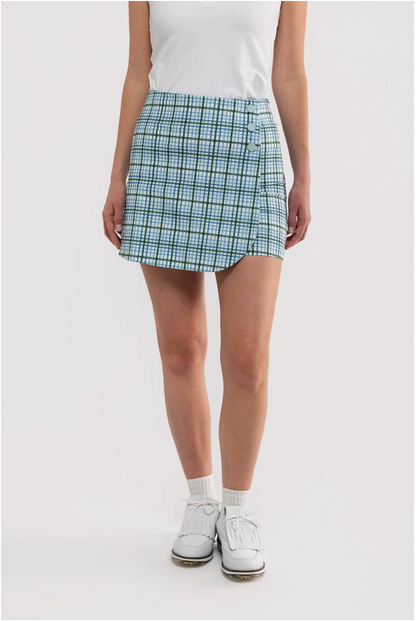 Lainie Skort - Meadow Plaid
