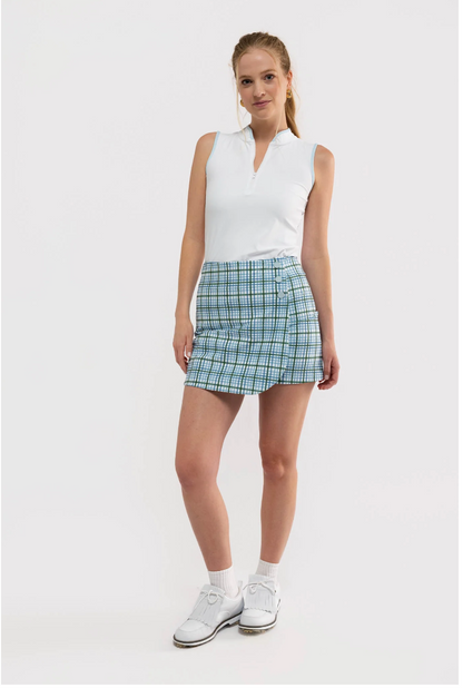 Lainie Skort - Meadow Plaid