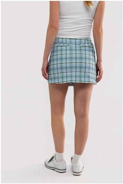 Lainie Skort - Meadow Plaid