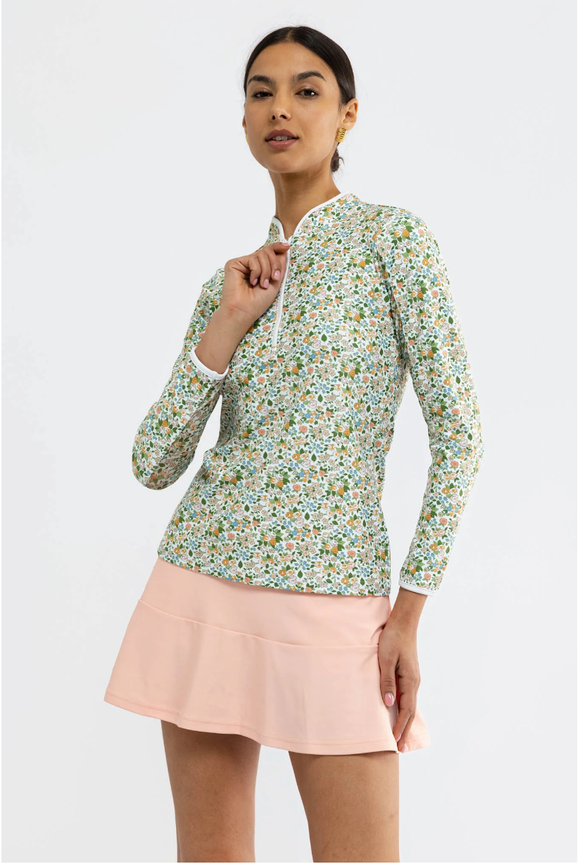 Carey Quarter Zip - Posie Spritz