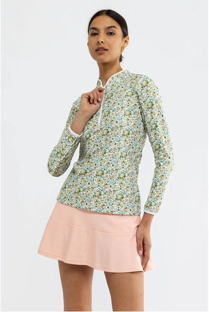Carey Quarter Zip - Posie Spritz