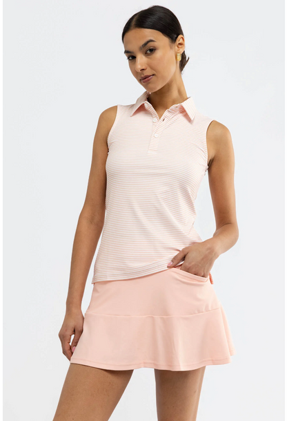 Alice Polo - Melon Stripe