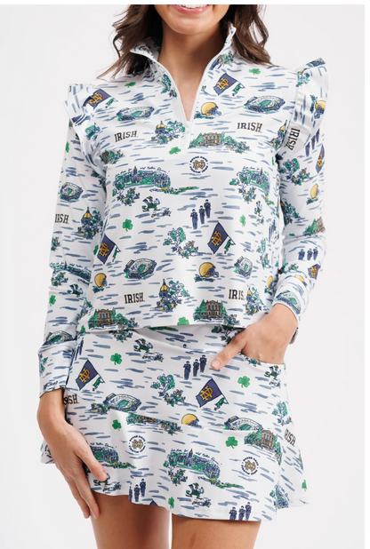Molly Skort - Notre Dame Toile