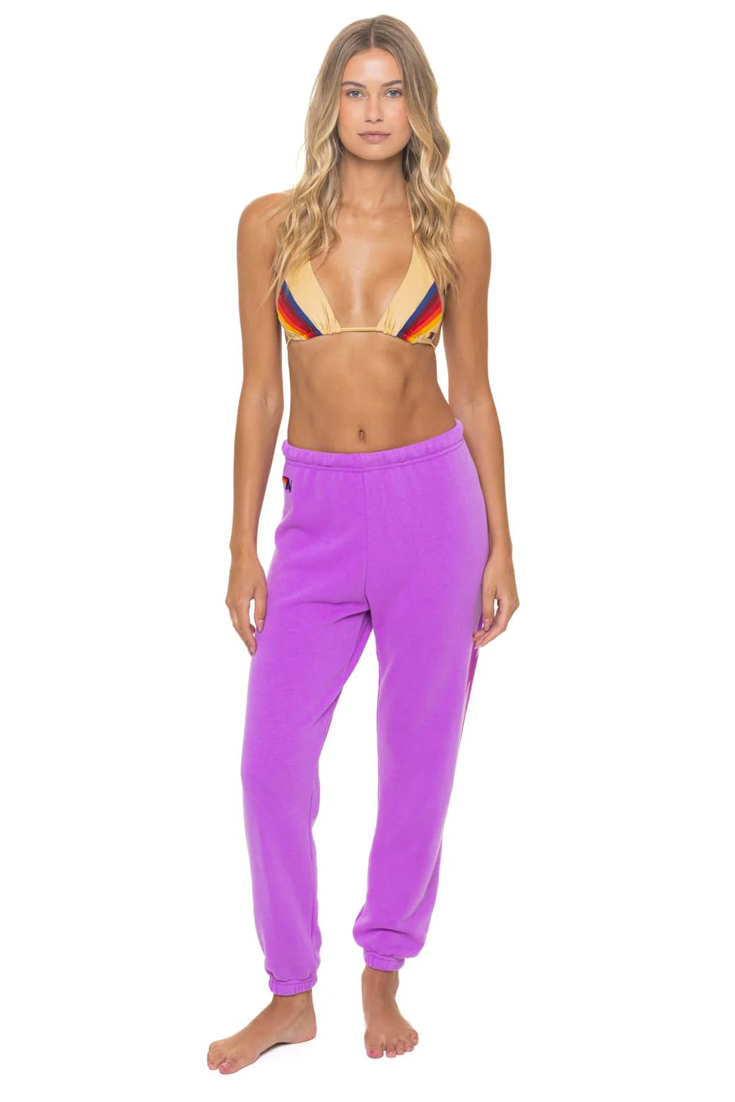 Bolt Fade Sweatpants - Neon Purple/Pink/Purple