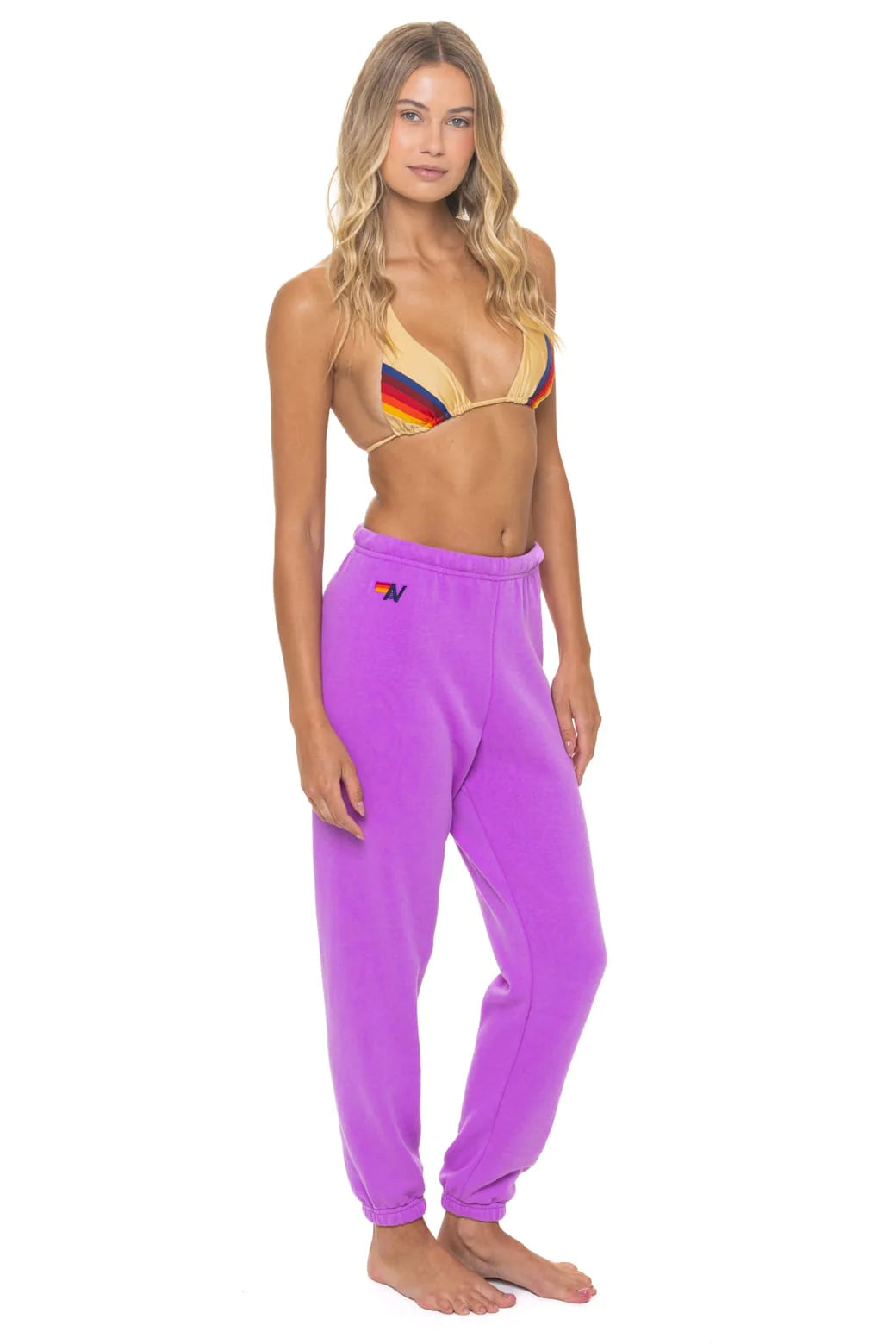 Bolt Fade Sweatpants - Neon Purple/Pink/Purple