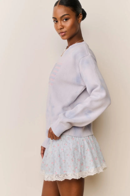 Ty Flag Pullover - Selvedge Sky