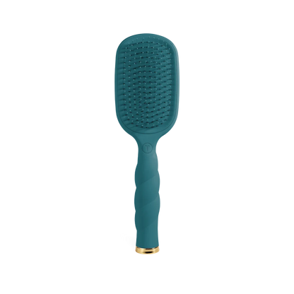 Detangler Hair Brush for Thick Hair - Teal With It