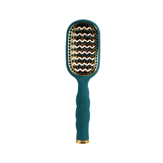 Vented Hair Brush - Teal With It