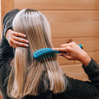 Vented Hair Brush - Teal With It