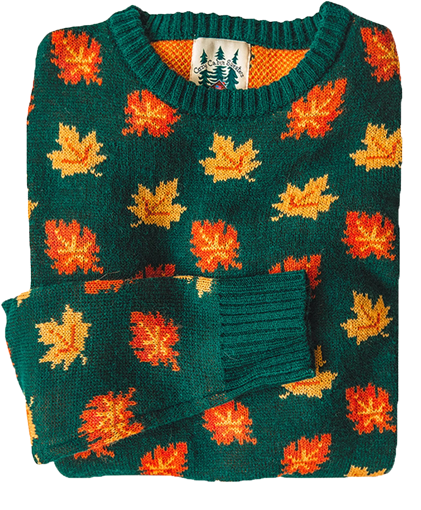 The Big Cozy Fall Leaf Sweater
