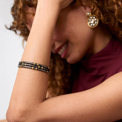 Tribeca Stacking Bangle - Mixed Metal