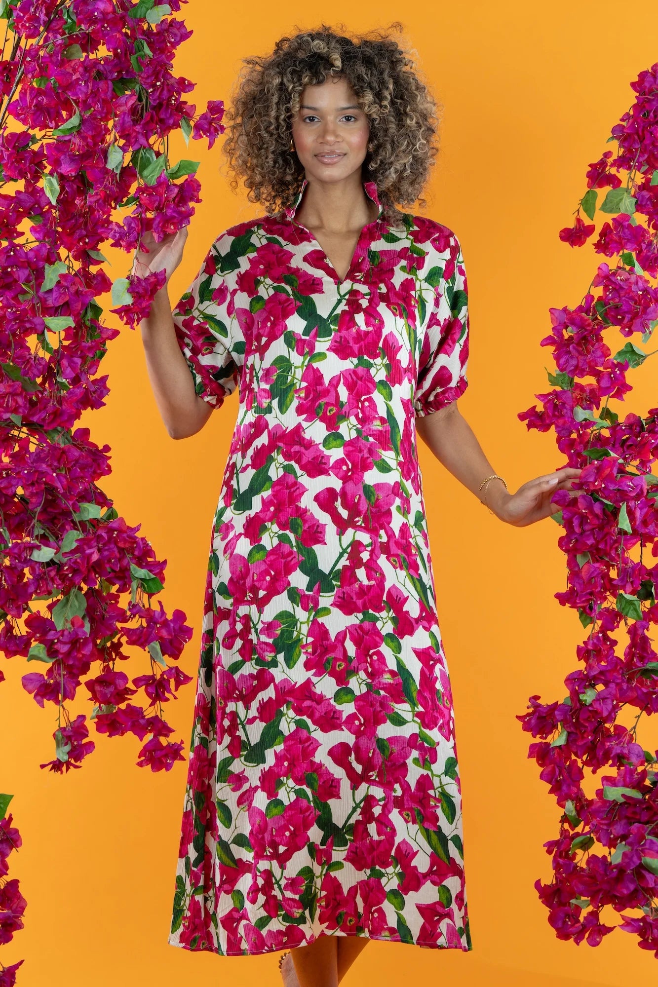 Poppy Maxi - Bougainvillea
