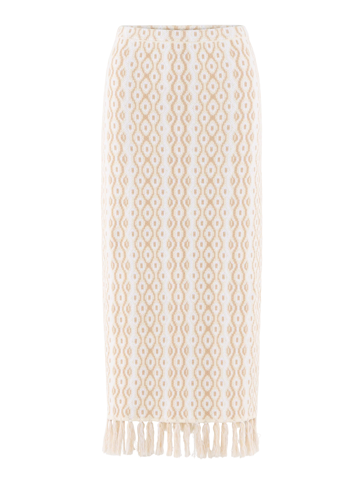 Capri Knit Tank - Blanc Petals