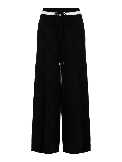 Teddy Crop Trouser - Bow Lattice