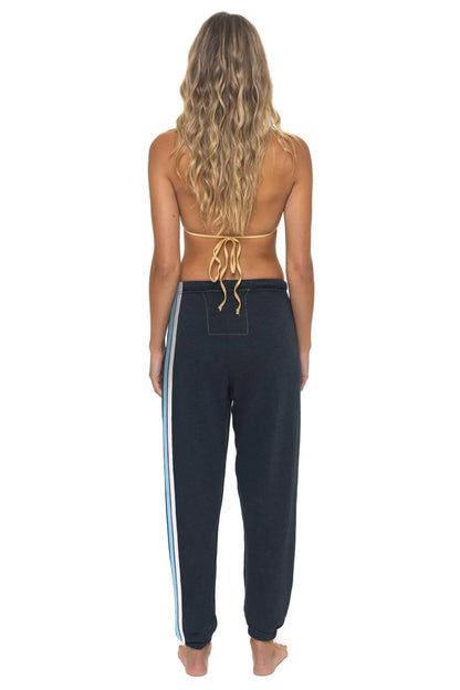 Women's 5 Stripe America Sweatpant - Charcoal USA