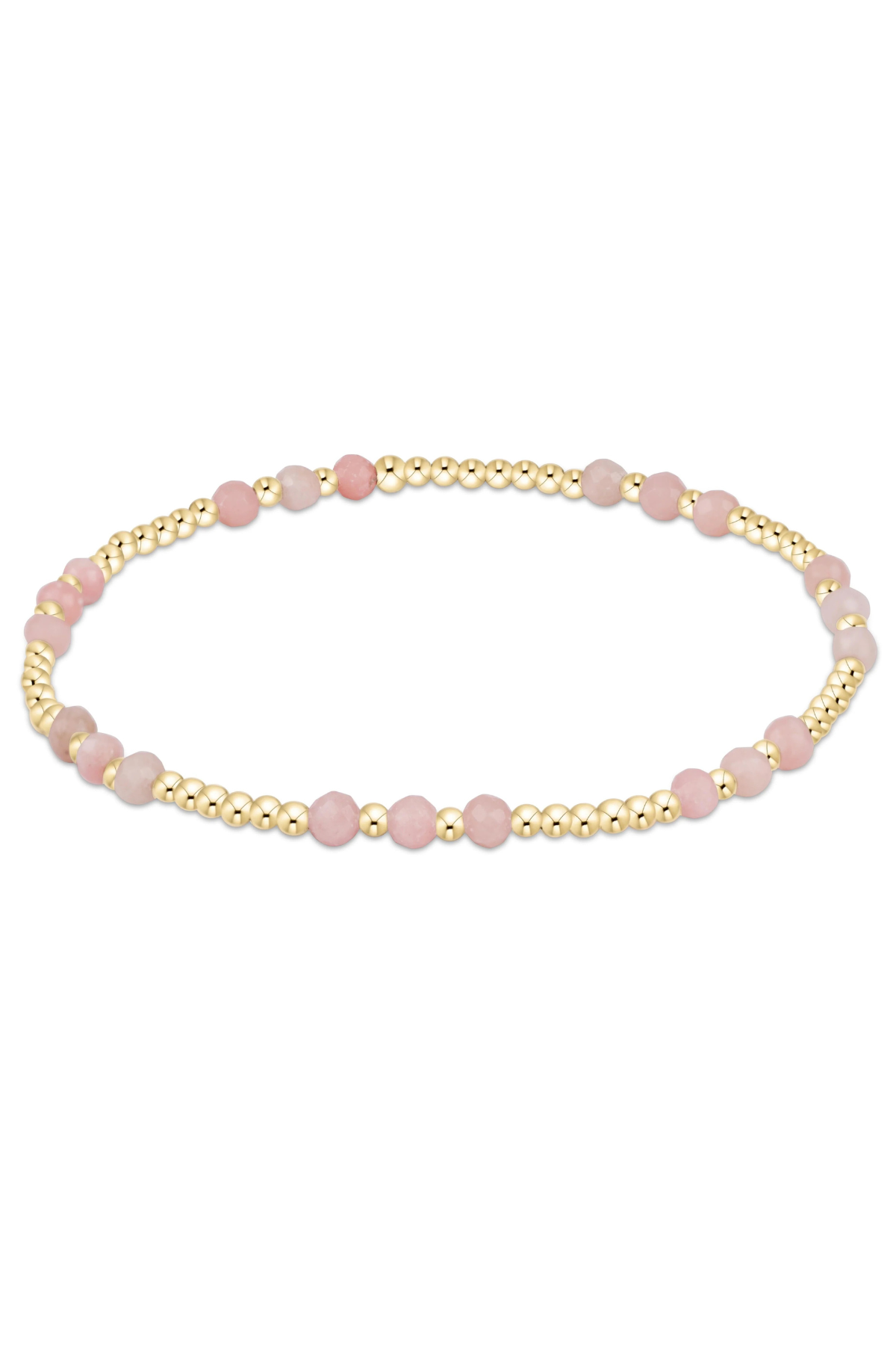 joy gem 3mm bracelet - pink opal