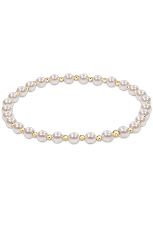 grateful pearl 4mm bracelet