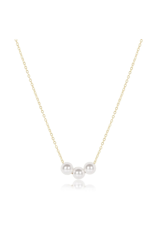 16" necklace gold - joy pearl