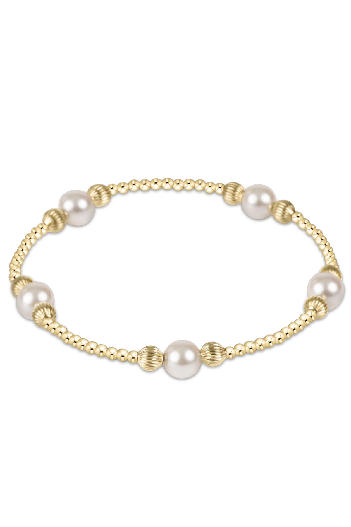 purpose pearl 6mm dignity gold bracelet