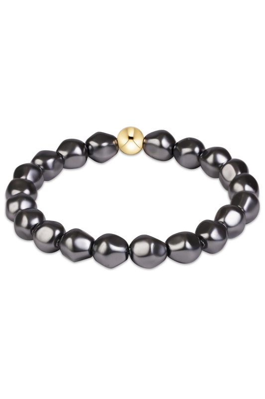 classic admire pearl dark grey bracelet