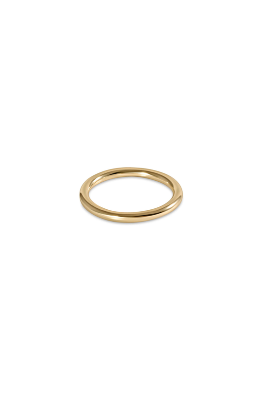 classic gold band ring