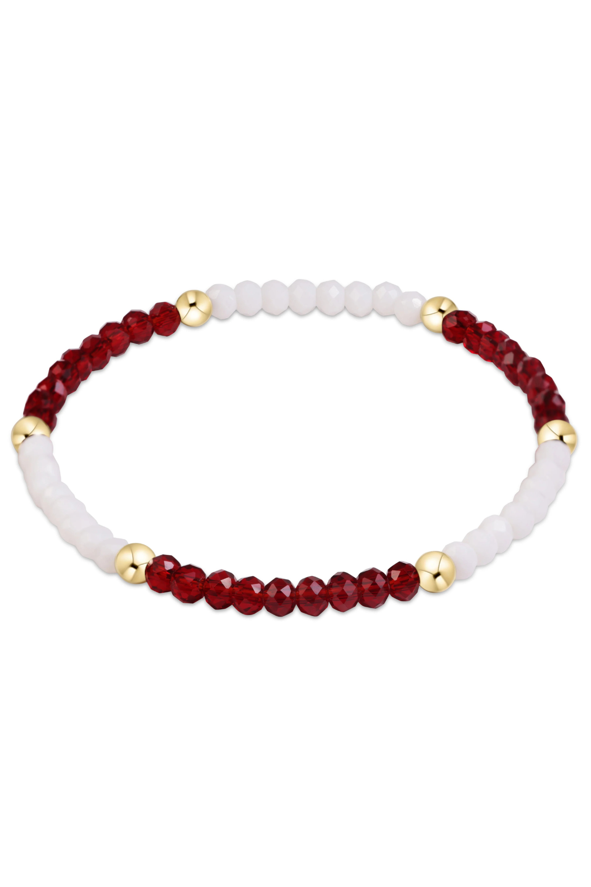 gameday flirty presence bracelet - maroon - white
