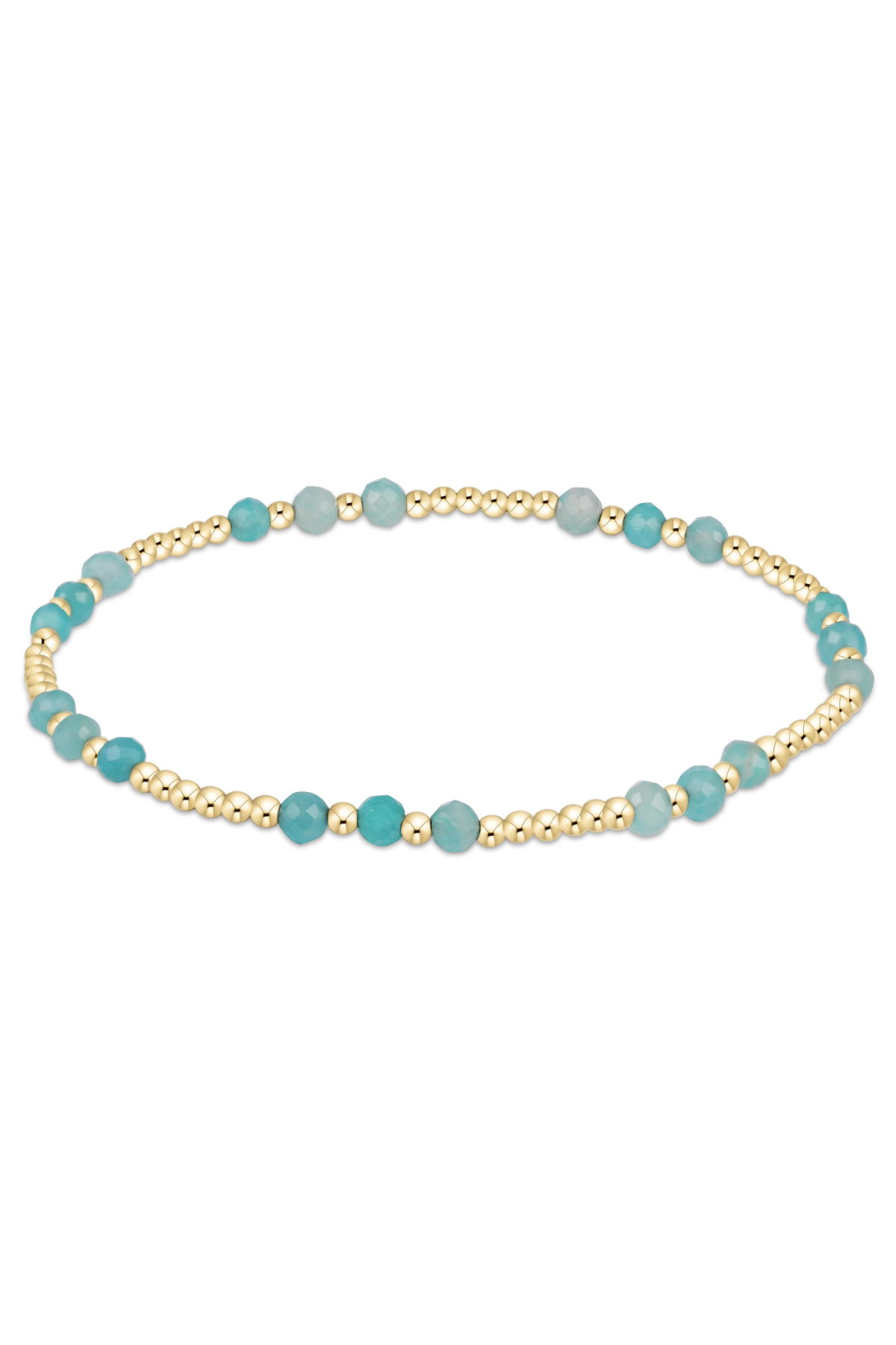 joy gem 3mm bracelet - amazonite