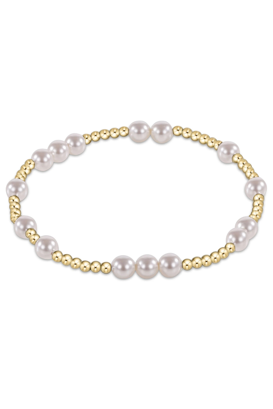 hope unwritten pearl 5mm bracelet