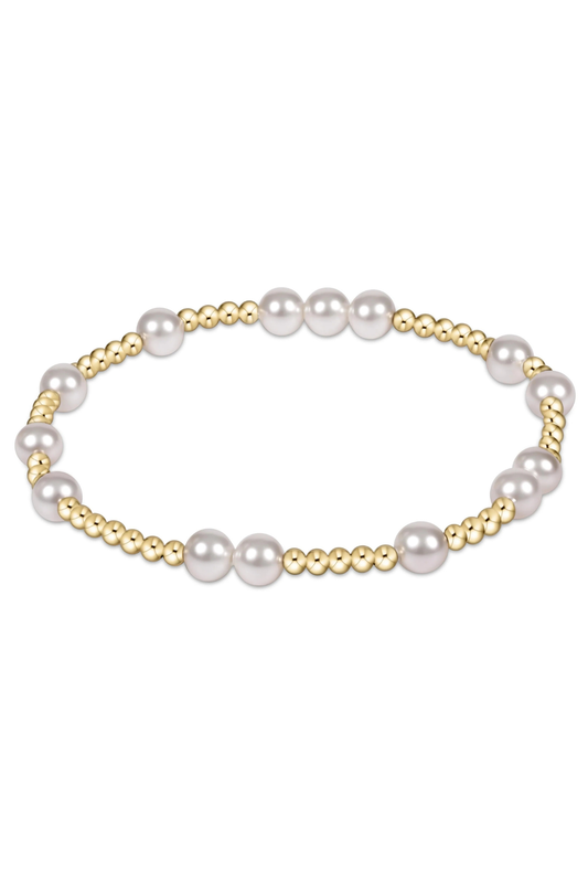hope unwritten pearl 6mm bracelet