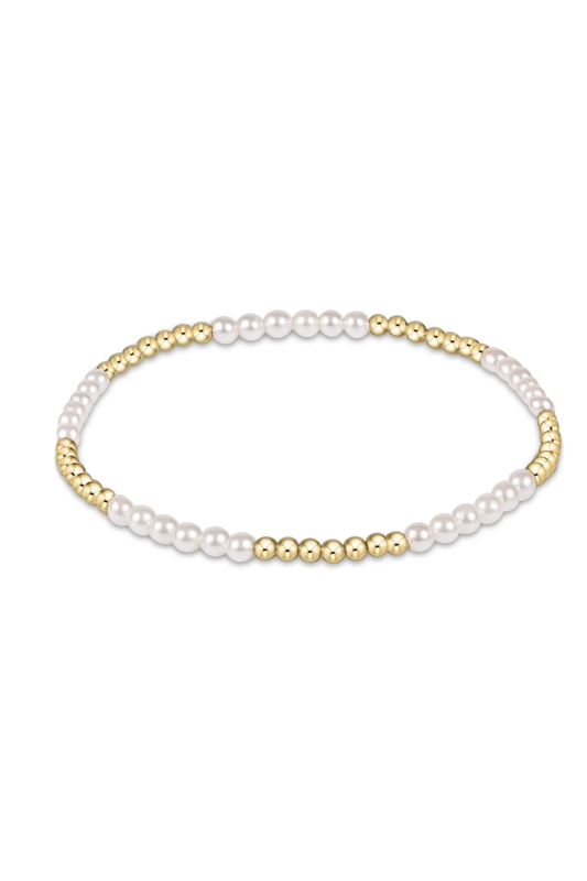 blissful pearl 3mm bracelet