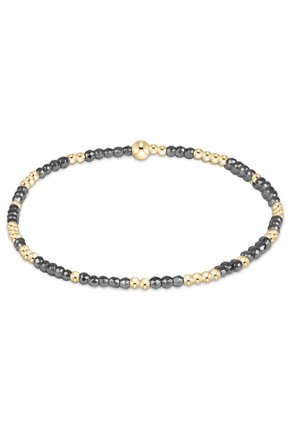 hope unwritten silver faceted hematite 2mm bracelet