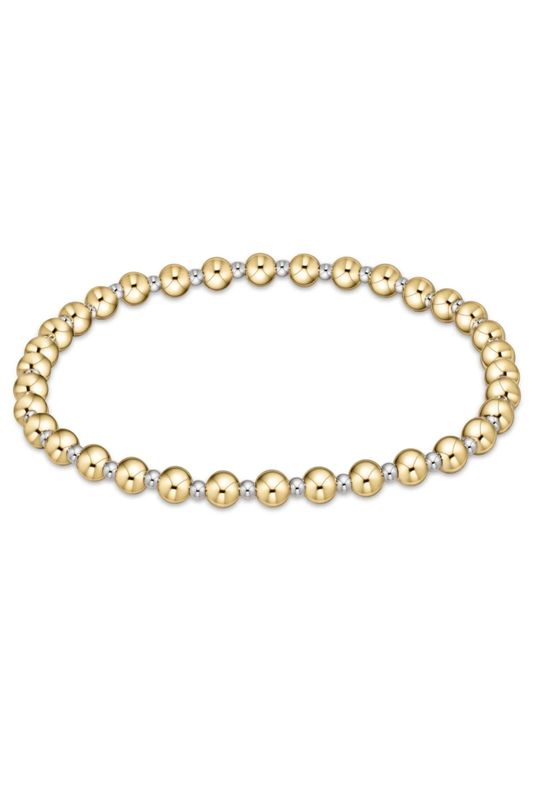 grateful mixed metal 4mm bracelet