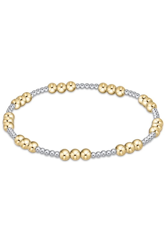 joy mixed metal 4mm bracelet