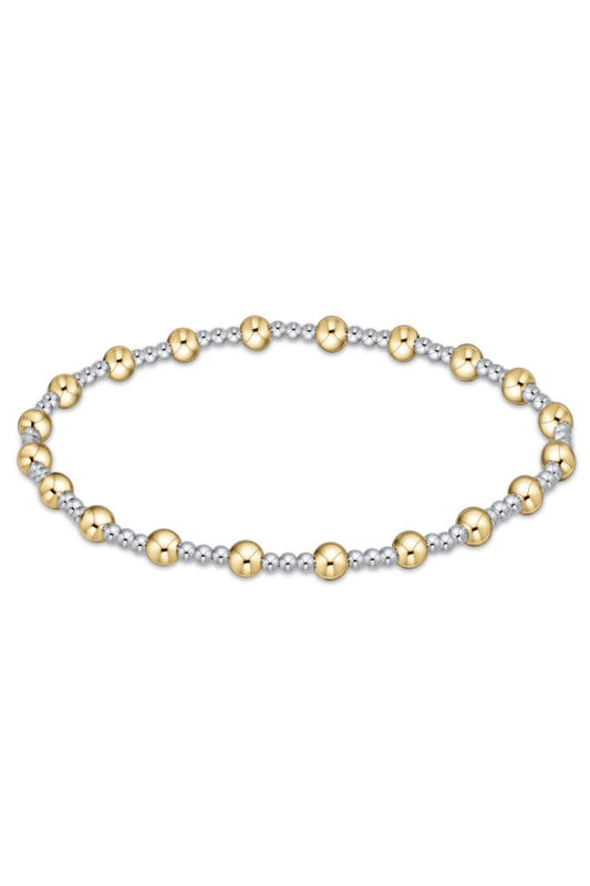 sincerity mixed metal 4mm bracelet