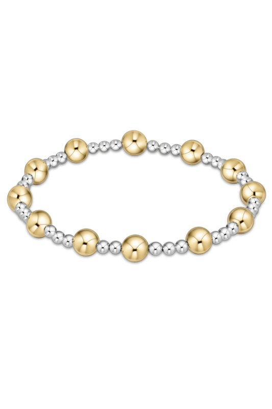 sincerity mixed metal 6mm bracelet