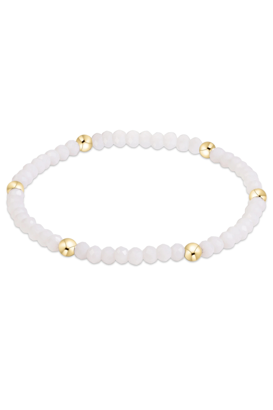 gameday flirty presence bracelet - white