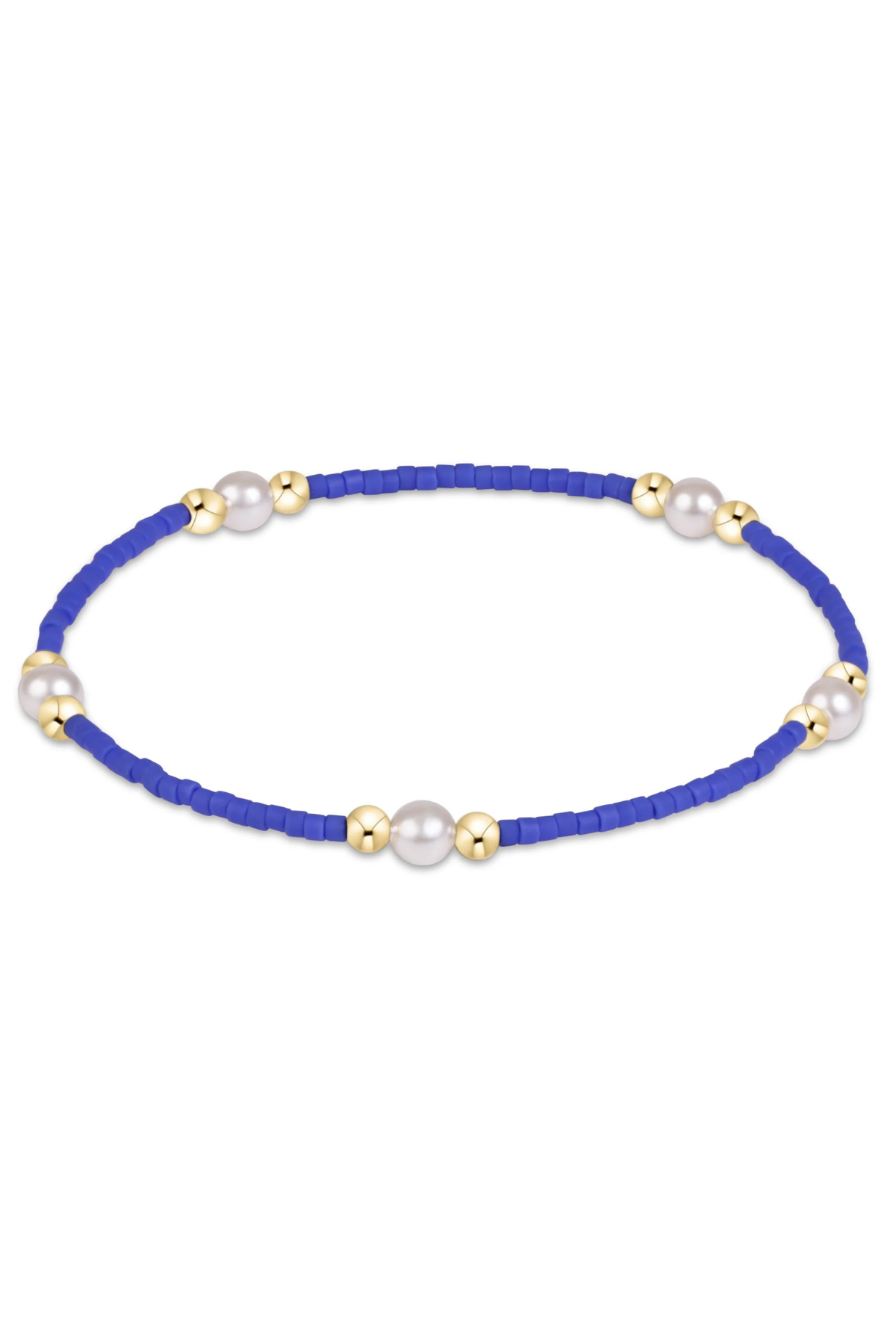gameday hope purpose pearl bracelet - blue