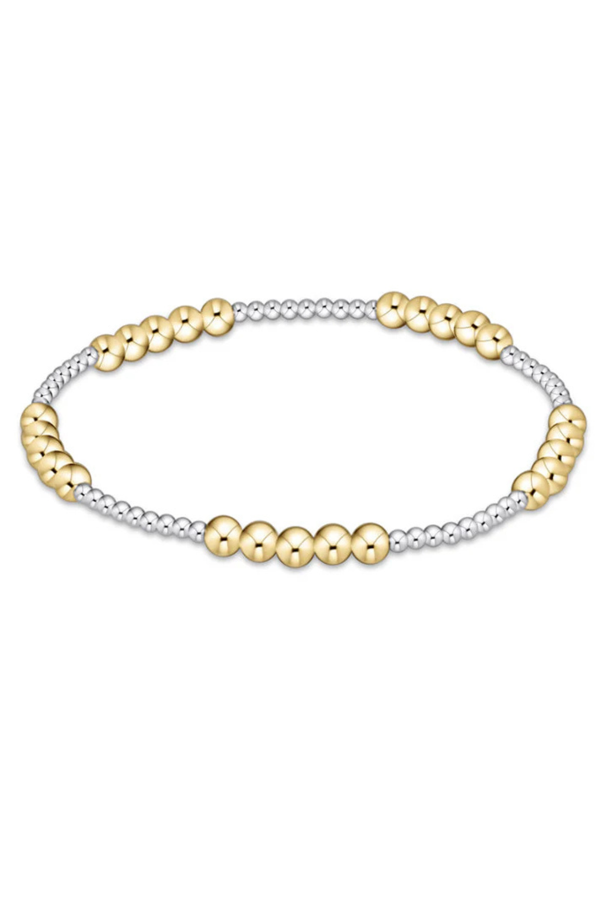 blissful mixed metal 4mm bracelet